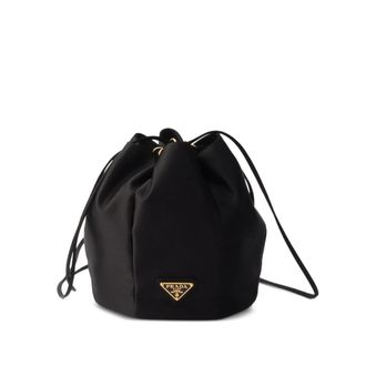 Prada Mini Satin Bucket Bag