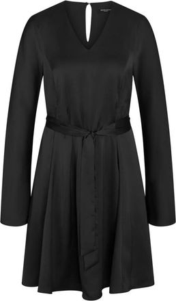 Bruuns Bazaar Acaciabbfrais Jurk met Ceintuur - Dames - Korte kleedjes - Zwart - XL - Kleedjes