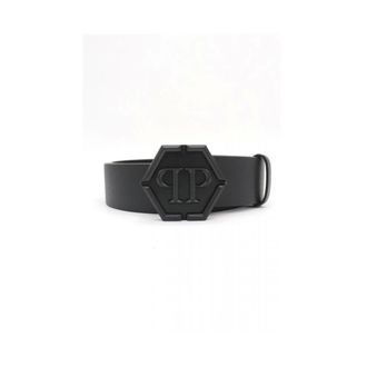 Philipp Plein Heren, Accessoires, Zwart, Maat: 95 CM Leer