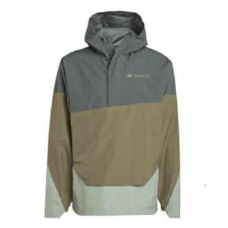 adidas Waterproof Outdoor Jacket with Climaproof Technology - male - Adidas - Windbreakers - Multicolor - M - Sport