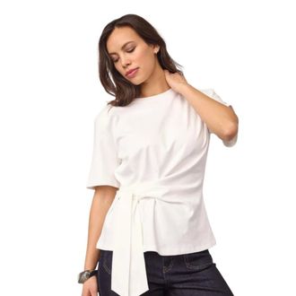 Co'Couture Camiseta - Tops - Mujer - Blanco - XS
