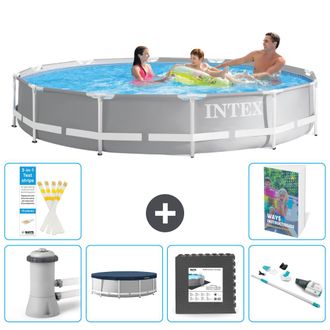 Intex Piscina Prism Frame Redonda - 366x76 Cm - 7-piezas S262