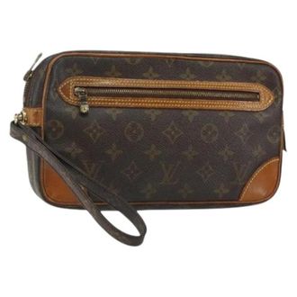 Louis Vuitton Clutch in tela Pre-owned - - Pre-owned - Donna - Marrone - ONE SIZE
