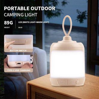OEM Mini Lampada Da Campeggio Per Esterni, Lampada DAtmosfera, Ricaricabile Tramite Usb, Lampada A Led Ultra Luminosa Per Tende, Lampada Da Tavolo Portati