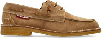 Dsquared2 Neoclassic Boat Schoenen - Heren - Bootschoenen - Bruin - 41 EU - Leer - Schoenen