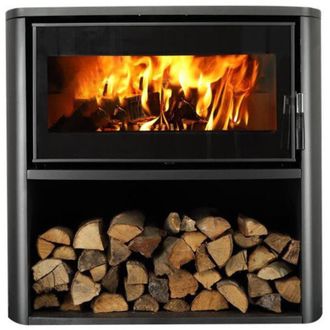 Supra Estufa De Le&ntilde;a 7.7kw Negra - Fr9010570b Supra