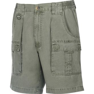 Hook & Tackle Mens Beer Can Cargo Short - Green