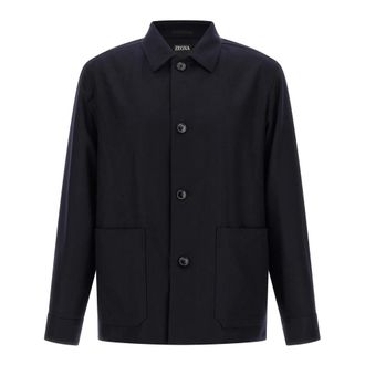 Ermenegildo Zegna Hombre, Chaquetas, Azul, Talla: 2XL