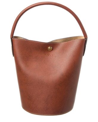 Longchamp Épure Small Leather Bucket Bag