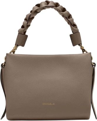 Coccinelle Boheme Small Shoulder Bag - Dames - Handtassen - Bruin - ONE Size - Leer - Tassen