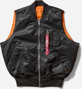 Alpha Industries Men s MA-1 Heritage Vest Black