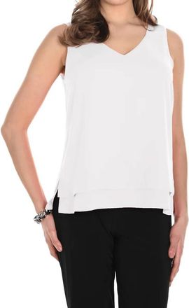Frank Lyman Design Sleeveless Tank Top In Off White