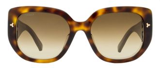 Bally BY0105H BB Monogram Butterfly Sunglasses - Blonde Havana