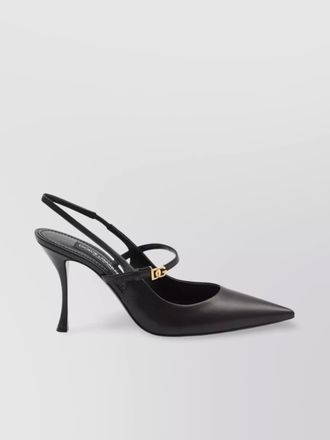 Dolce & Gabbana leather slingback pumps