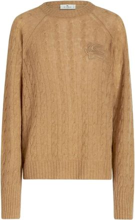 Etro Beige Cashmere Crewneck Jumper