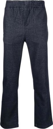 7 For All Mankind Jogger Chino met elastische taille - Heren - Broeken - Blauw - Maat: L