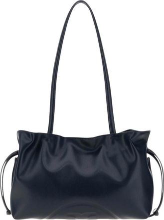 Tory Burch Navy Blue Ella Small Tote