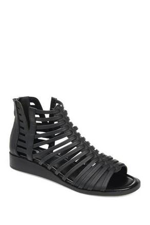 Journee Collection JOURNEE Delilah Sandal in Black at Nordstrom Rack, Size 6.5