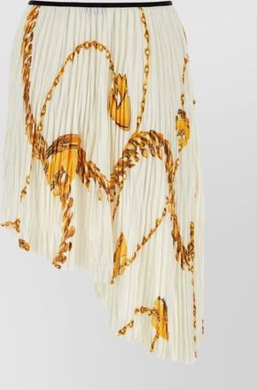 Burberry printed jersey asymmetric skirt