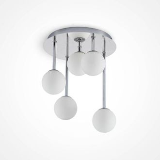 Lindby L&aacute;mpara De Techo chrissy En Plateado Metal - Lindby