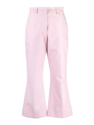 Msgm M. S.G. M. sed-crease cotton tailored trousers