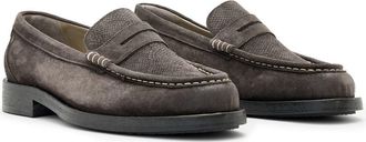 AllSaints Bloom Penny Loafer in Warm Grey at Nordstrom, Size 11