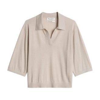 Marc O'Polo Maglia Polo - - Knitwear - Donna - Beige - XL