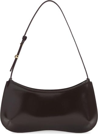 Jacquemus Burgundy Le Bisou Medium Shoulder Bag