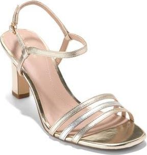 Cole Haan Michelina Strappy Sandal in Soft Gold/Silver Leather at Nordstrom Rack, Size 6.5