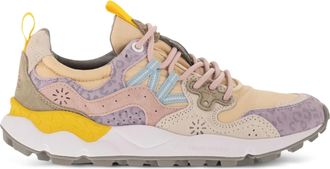 Flower Mountain Multi-layered Sneakers with Textured Upper and Chunky Sole