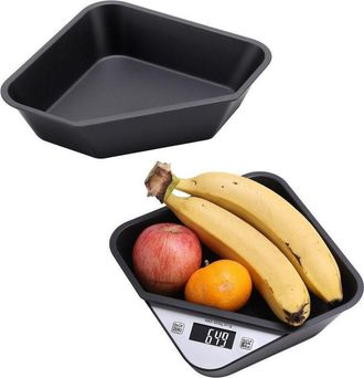 Trade Shop Trade Shop - Bilancia Cucina Digitale Precisione Max 5kg Display Retroilluminato Contenitore Removibile