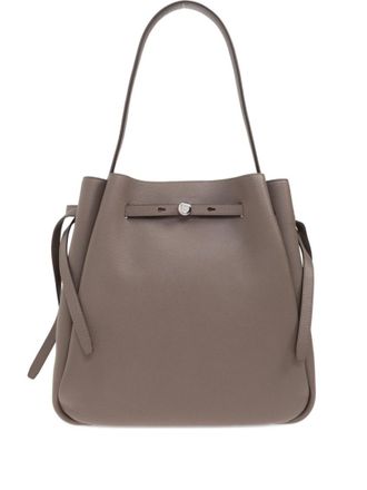 Tory Burch Grey Romy Large Bucket Bag
