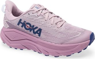 Hoka One One Challenger 8 GTX Gore-Tex Waterproof Trail Running Shoe in Fragrant Lilac /Berry Mauve at Nordstrom, Size 10.5