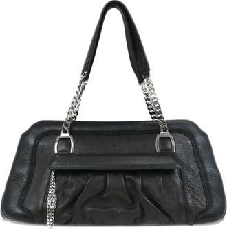 Cartier 2010s La Dona leather shoulder bag - Zwart