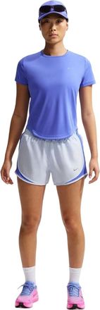 Nike Swoosh Dri-FIT-shirt voor dames (Saffier)