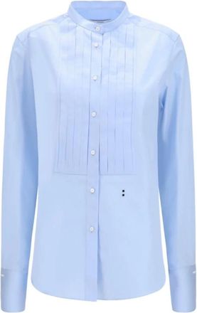 Fendi Camisa de popelina - Blouses & Shirts - Mujer - Azul - S