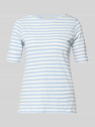 Tom Tailor Regular Fit T-Shirt aus reiner Baumwolle in Hellblau, Gr&ouml;&szlig;e XXXL