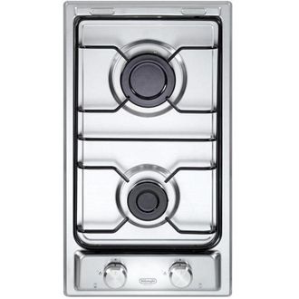 DeLonghi Placa De Gas Delonghi I 23 D Empotrable De 30 Cm En Acero Inoxidable Con 2 Fuegos