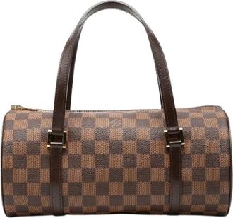 Louis Vuitton Pre-owned Papillon 26 - Dames - Vintage Handtas - Bruin - ONE Size - Leer - Vintage