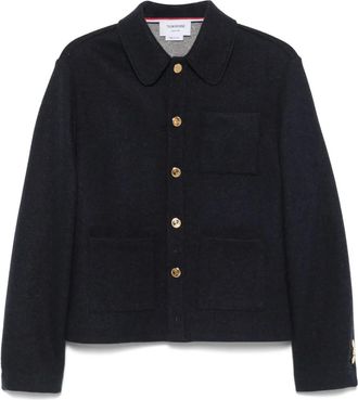 Thom Browne Giacca con bottoni - Blu