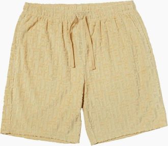 HUF Mens HUF Tether Terry Short - Cream - Size: 37/36/32