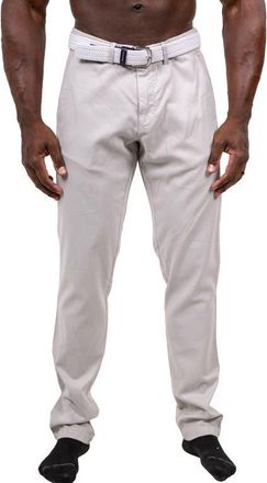 Maceoo Marthy Cotton Blend Pants in Grey at Nordstrom, Size 32