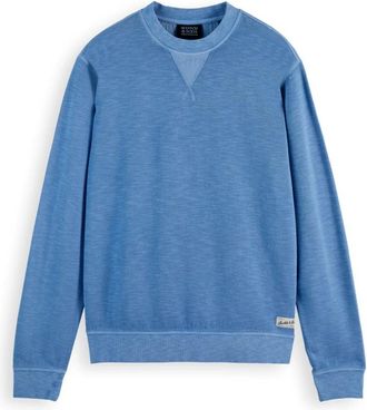 Scotch & Soda Hoodies & sweatvesten, Heren, Blauw, M, Stijlvolle Sweater voor Mannen