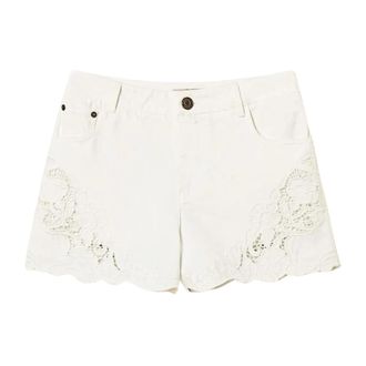 Twinset Short Shorts, female, White, Size: W26 Short Shorts