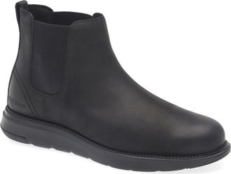 Cole Haan Grand Atlantic Chelsea Boot in Black/Black Wr at Nordstrom Rack, Size 10.5