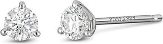 Bony Levy 18K Gold Round Cut Diamond Stud Earrings - 2.50ct.-4ct. in 18K White Gold at Nordstrom, Size 3.5 Ct Tw