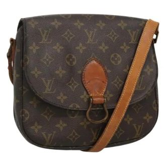 Louis Vuitton Tweedehands Canvas Louis Vuitton tassen - Dames - Pre-owned - Bruin - Maat: ONE Size Leer