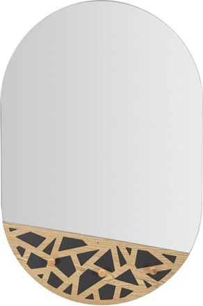 Mauro Ferretti Espejo De Pared Con Perchero Carv Cm 60x5,3x90