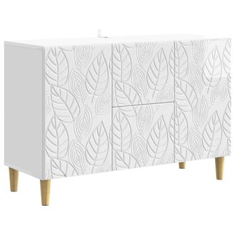 vidaXL Aparador Blanco Brillante 89 X 34,5 X 60 Cm Vidaxl