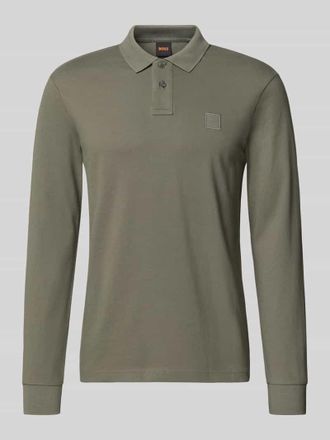 Boss Orange by Hugo Boss BOSS Orange Slim Fit Poloshirt aus Baumwoll-Mix Modell PASSERBY in Oliv, Gr&ouml;&szlig;e XXL